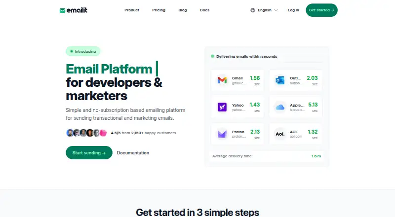 Emailit screenshot