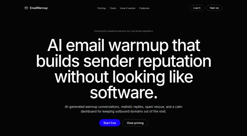 EmailWarmup screenshot