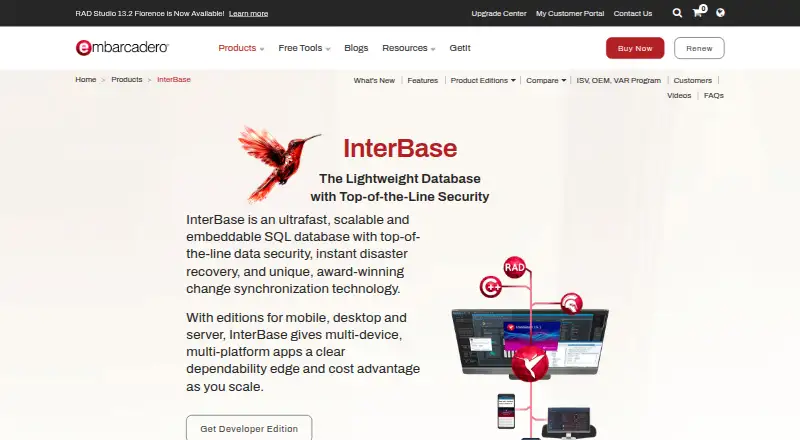 InterBase screenshot