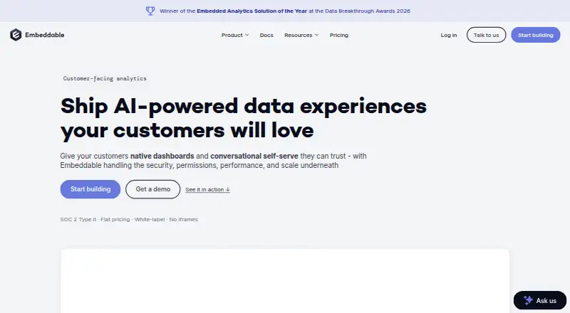 Embeddable screenshot