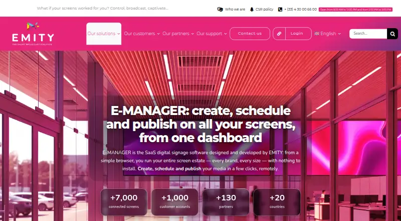 EMITY E-MANAGER screenshot