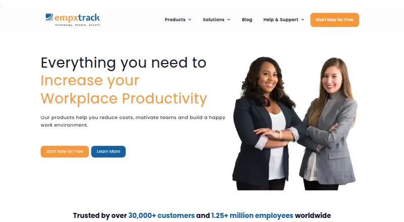 Empxtrack screenshot