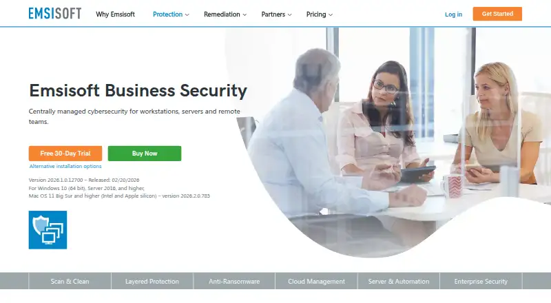 Emsisoft Business Security screenshot