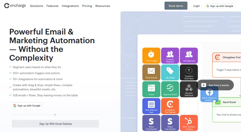 Encharge screenshot