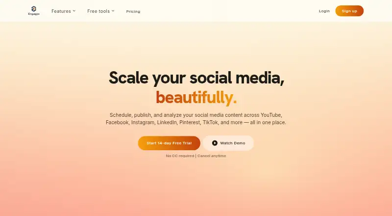 Engagyo screenshot