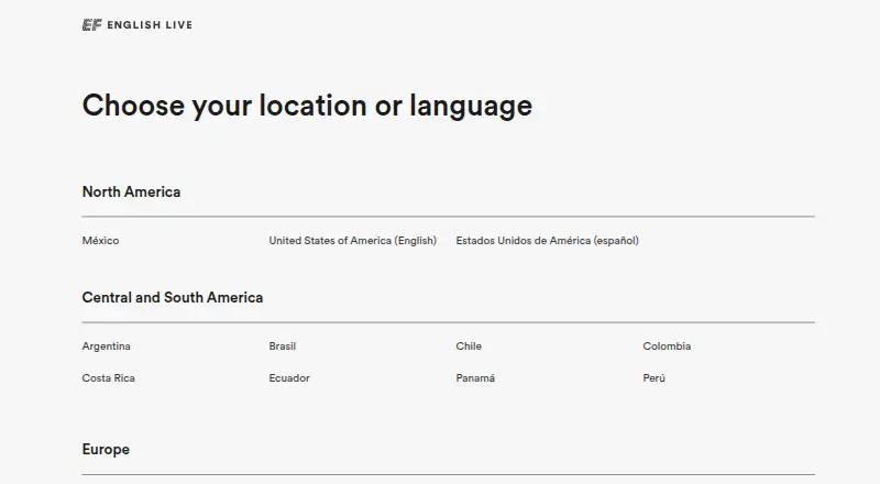 EF English Live screenshot
