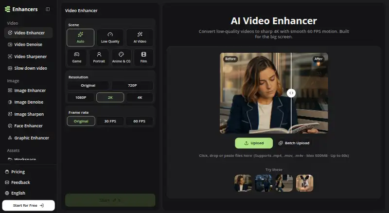 Enhancers AI screenshot