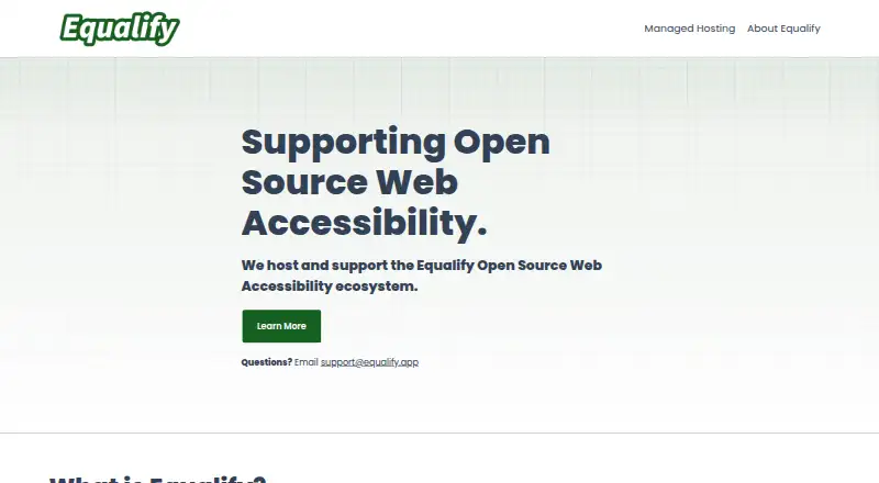 Equalify screenshot