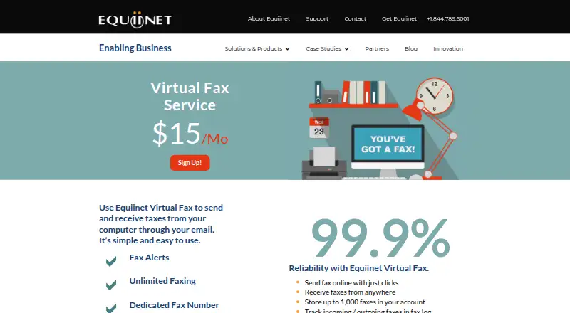 Equiinet Virtual Fax screenshot
