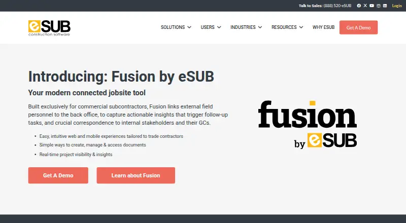 eSUB Cloud screenshot