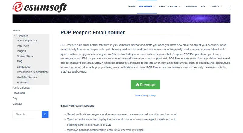 POP Peeper screenshot