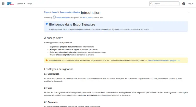 Esup-Signature screenshot
