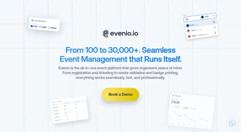 Evenio screenshot