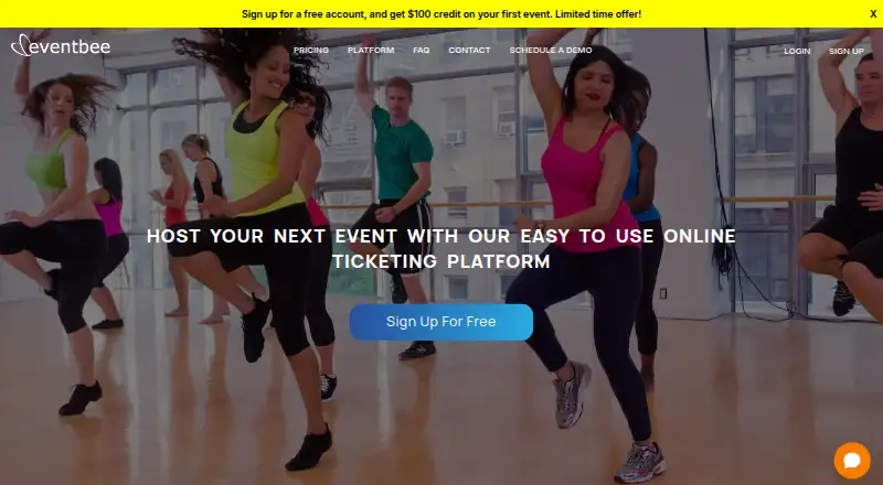Eventbee screenshot