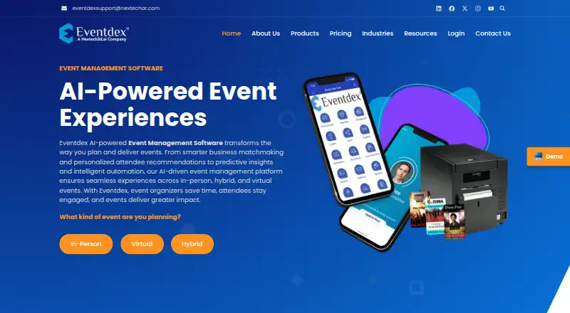 Eventdex screenshot