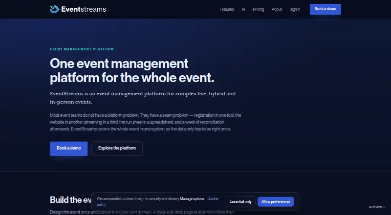 EventStreams screenshot