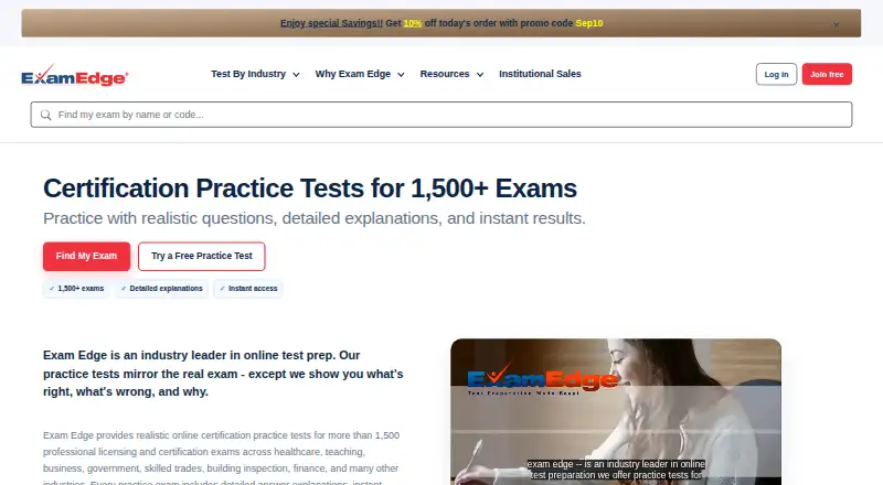 Exam Edge screenshot