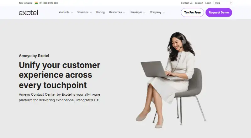 Ameyo Contact Center screenshot