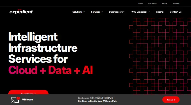 Expedient Cloud screenshot