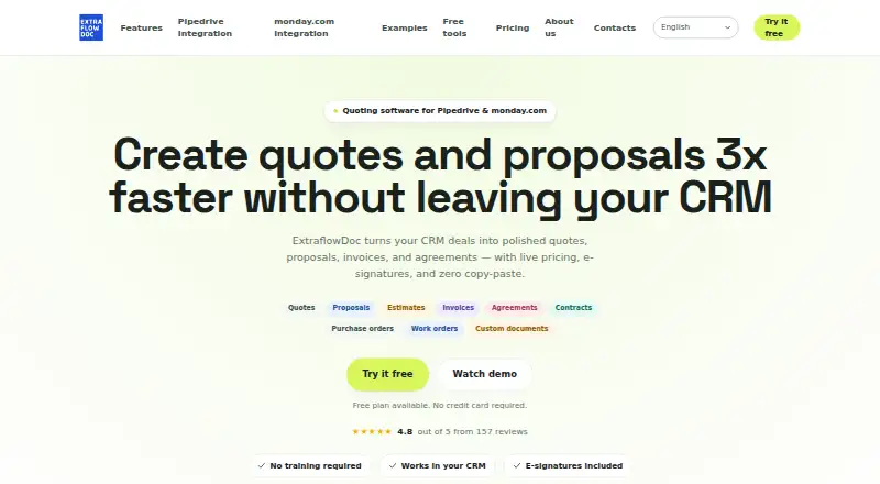 ExtraflowDoc screenshot