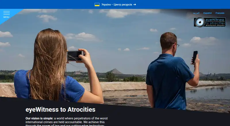 eyeWitness to Atrocities screenshot