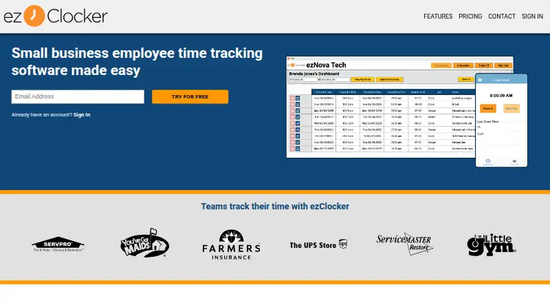 ezClocker screenshot