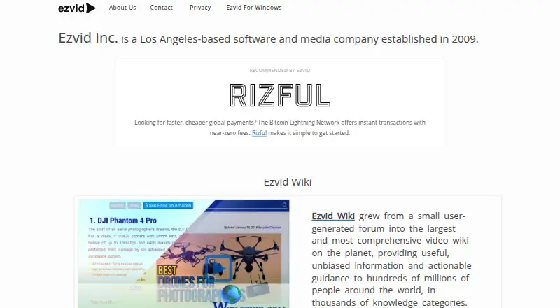 Ezvid screenshot
