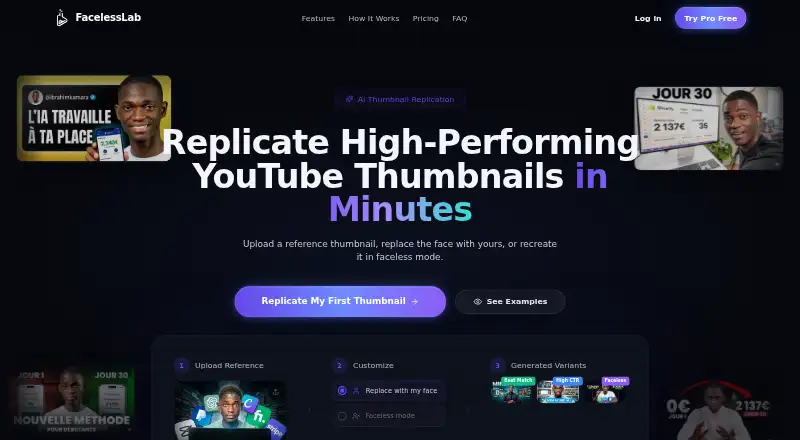 FacelessLab screenshot