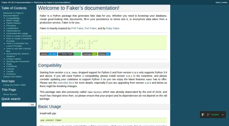 Faker screenshot