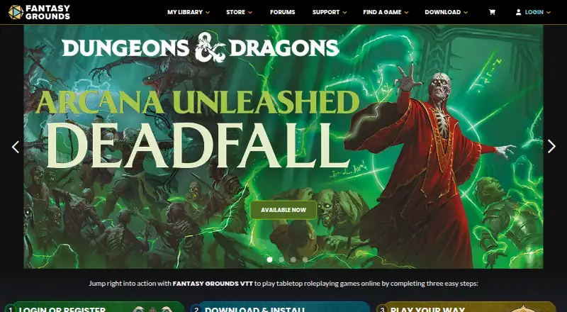 Fantasy Grounds screenshot