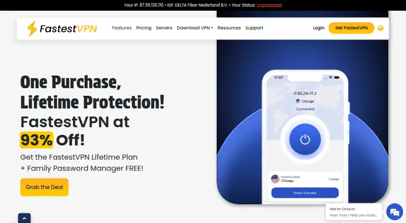 FastestVPN screenshot