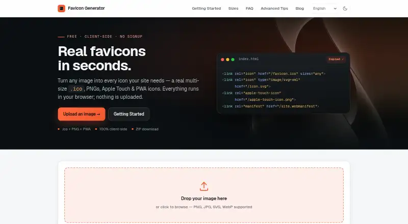 Favicon Maker screenshot