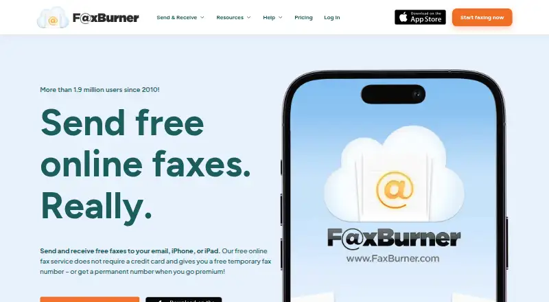 FaxBurner screenshot