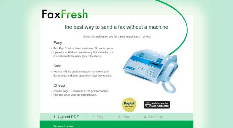 FaxFresh screenshot