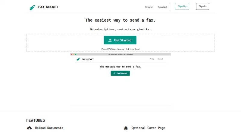 Fax Rocket screenshot