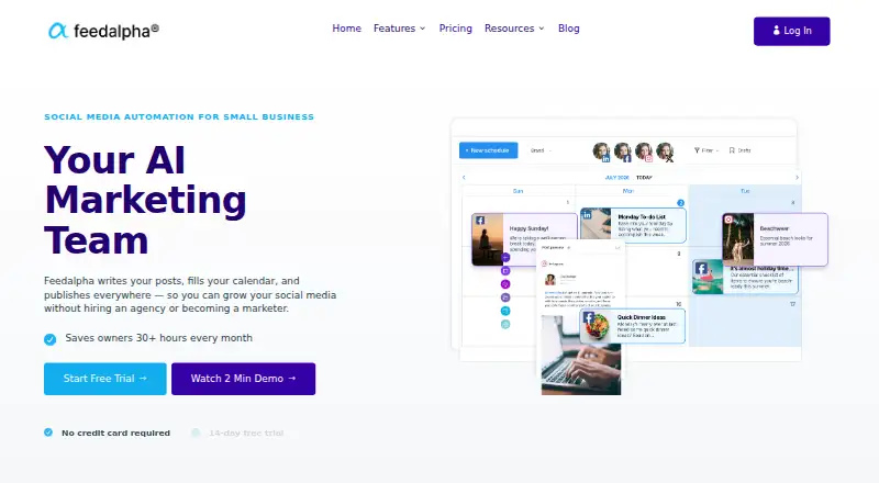 Feedalpha screenshot