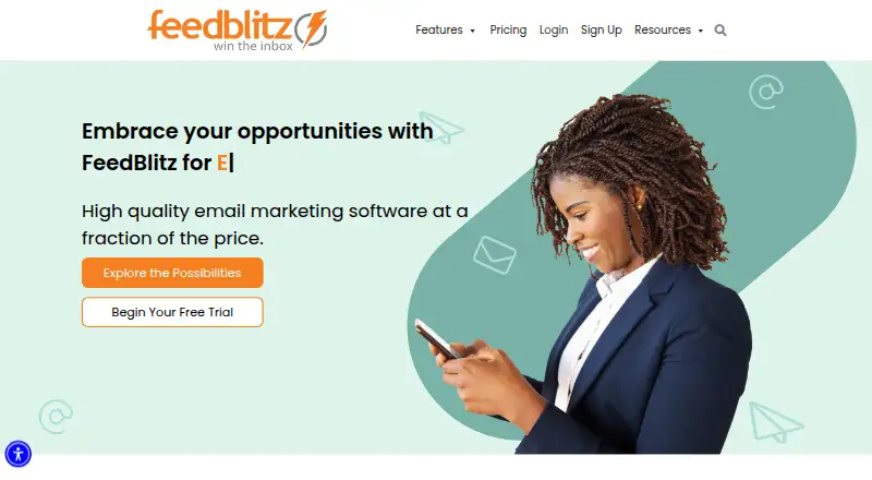 FeedBlitz screenshot
