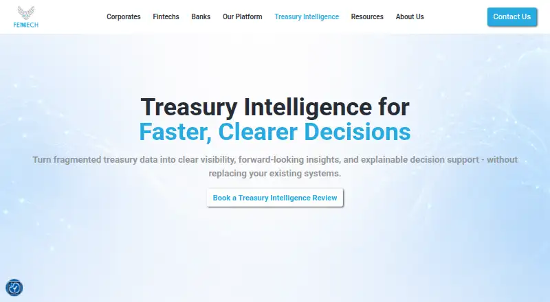 Fennech Treasury Intelligence screenshot