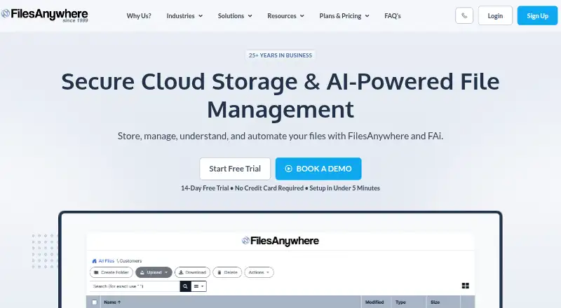 FilesAnywhere screenshot