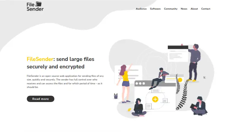 FileSender screenshot