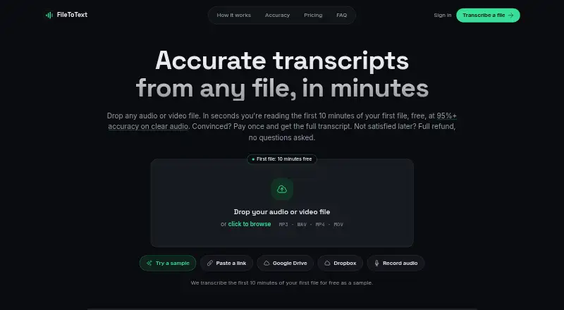 FileToText screenshot