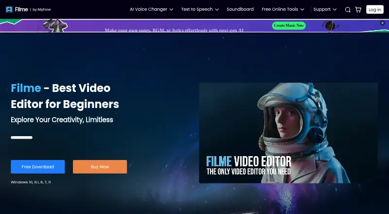 iMyFone Filme screenshot
