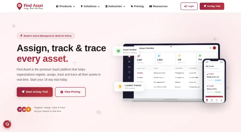 Find Asset screenshot