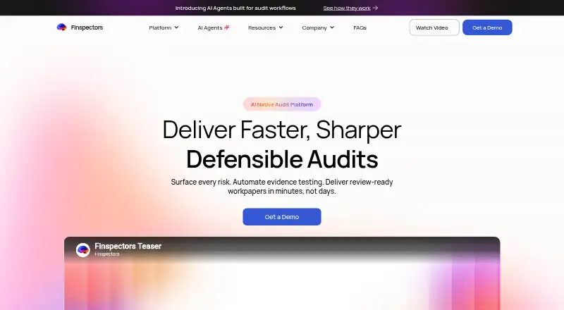 Finspectors.ai screenshot