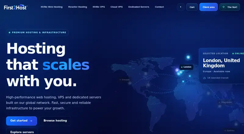 First2Host screenshot