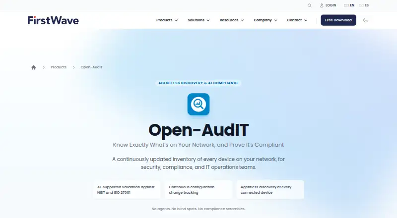 Open-AudIT screenshot