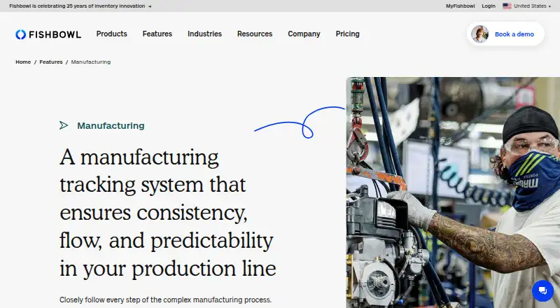 Fishbowl Manufacturing screenshot