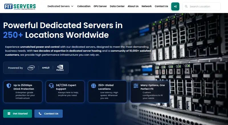 Fit Servers Dedicated Servers screenshot