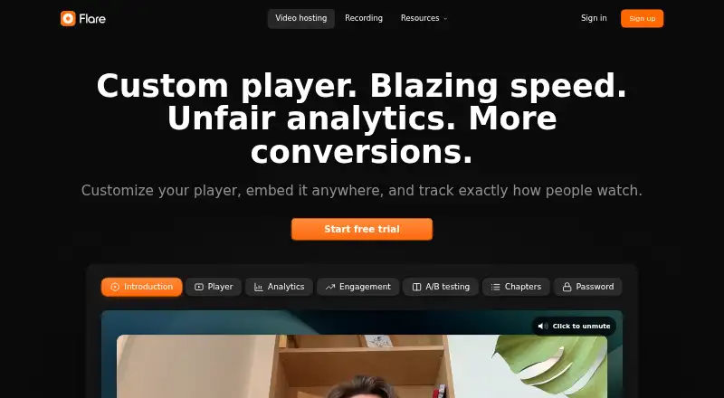 Flare screenshot