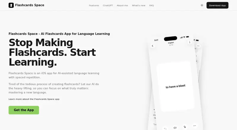Flashcards Space screenshot